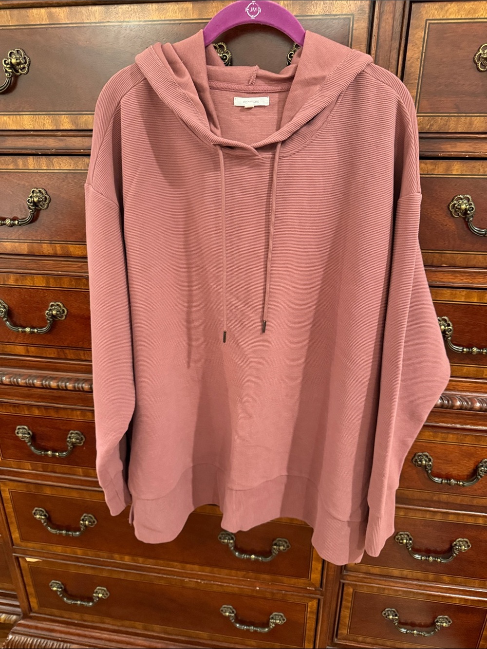 Maurice’s Women’s Oversized Hooded Sweater - Dusty Rose